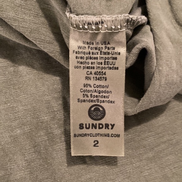 Anthropologie/ Sundry ruffled tank midi dress - Picture 12 of 14